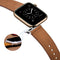 Pure Color Top Layer Cowhide Watch Strap